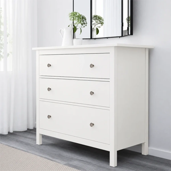 Комод Кантри Hemnes 03 ММЦ (Белый лак)
