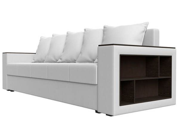 Диван прямой Дубай Лайт полки справа Экокожа