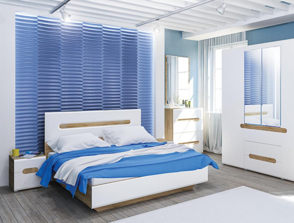 Кровать Леонардо МН-026-10-140 (Цвет Белый)