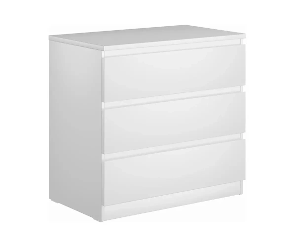 Комод МАЛЬТА с тремя ящиками (белый)
