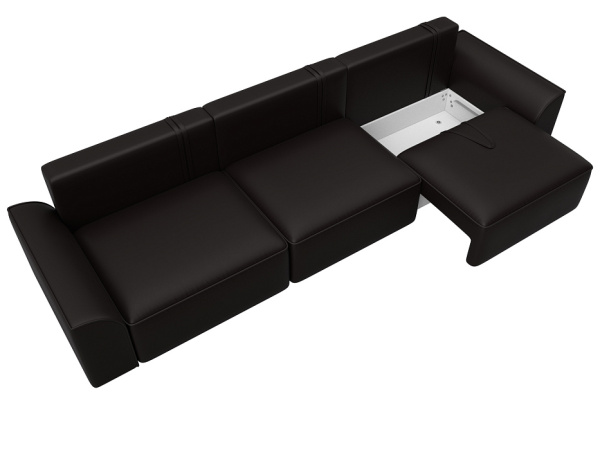 Диван прямой Лига-048 НПБ Лонг Экокожа