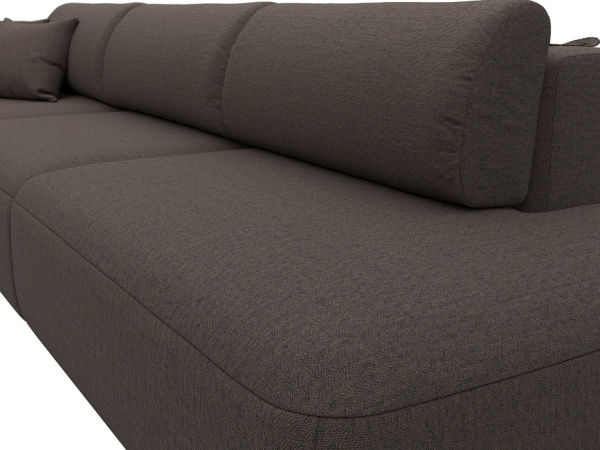 Диван прямой Лига-036 НПБ Модерн Лонг подлокотник слева Рогожка