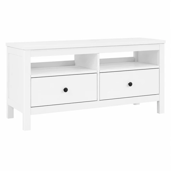 Тумба ТВ Кантри Hemnes 02 ММЦ (Белый лак)