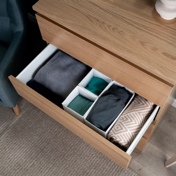 Комод Варма Прайм 4 дуб беленый