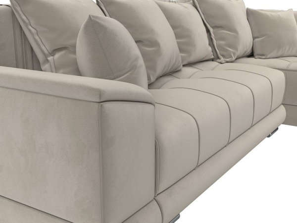 Диван угловой НордСтар правый угол Микровельвет