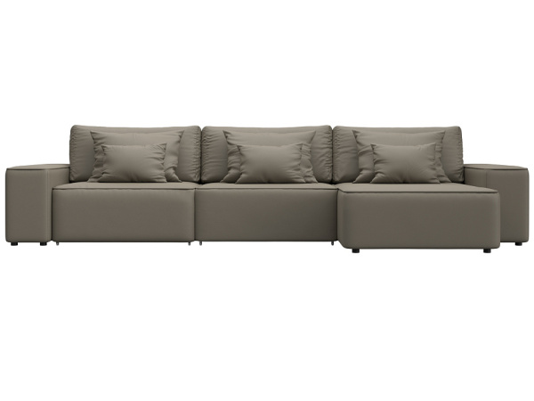 Диван угловой Лига-074 угол универсальный Экокожа (GRIFON 04 бежевый)