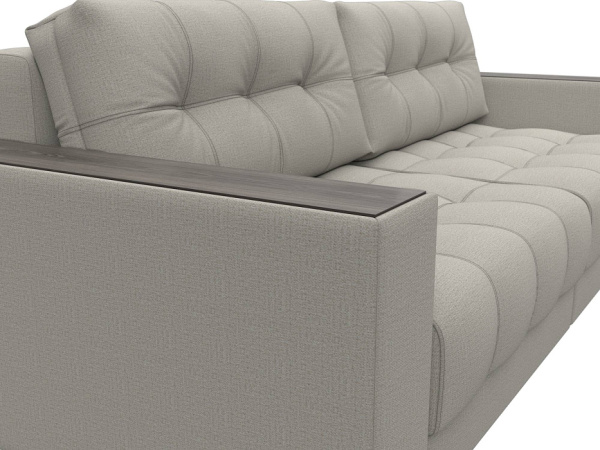 Диван прямой с декором Лига-049 НПБ Рогожка