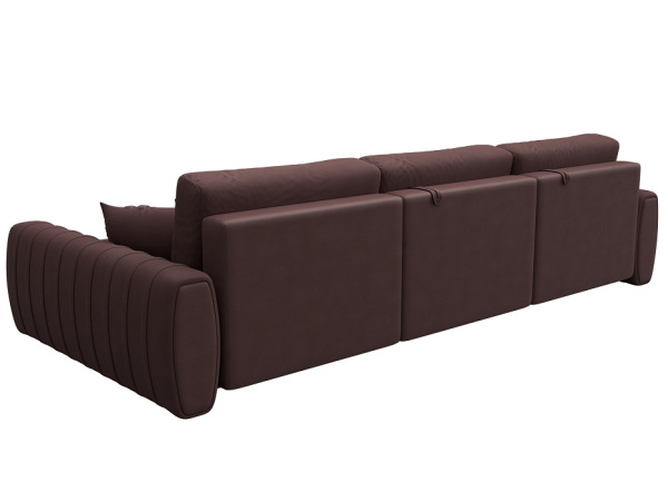 Диван угловой Лига-057 НПБ Лонг угол правый Замша