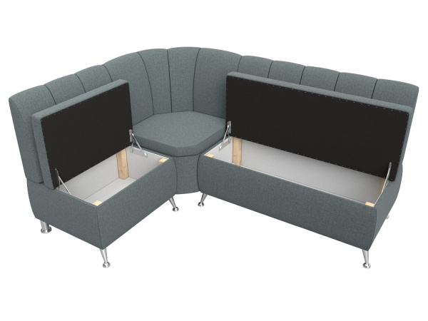 Диван кухонный угловой Кантри левый угол Рогожка