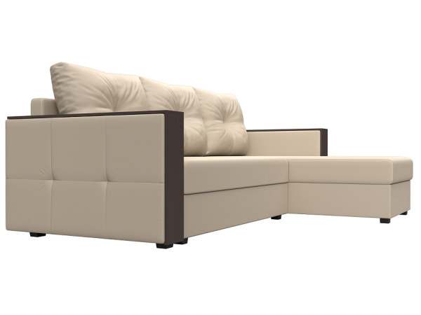 Диван угловой Валенсия Лайт правый угол Экокожа