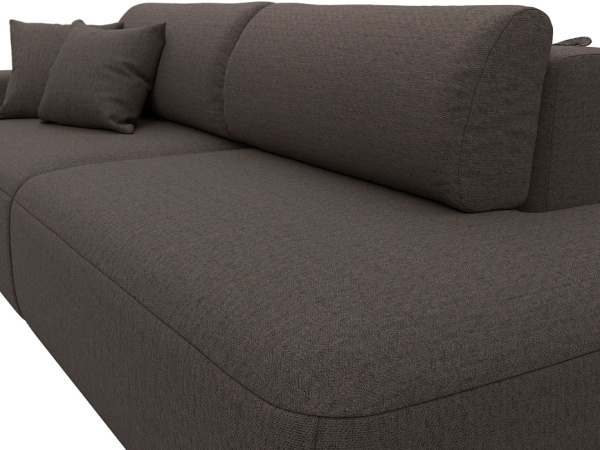 Диван прямой Лига-036 НПБ Модерн подлокотник слева Рогожка