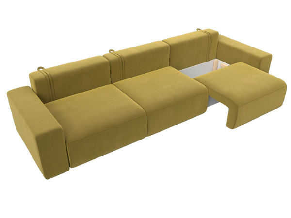 Диван прямой Лига-036 НПБ Классик Лонг Микровельвет