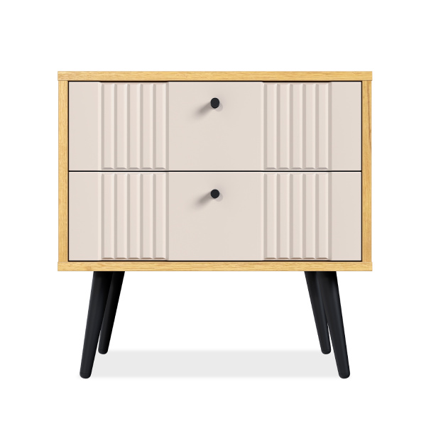 Тумба прикроватная Вега Саксония (Миндаль)