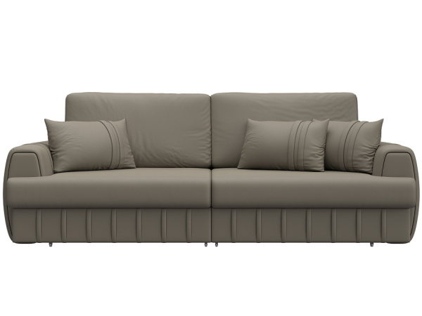 Диван прямой Лига-057 НПБ Экокожа (GRIFON 04 бежевый)