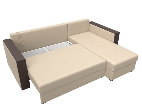 Диван угловой Валенсия Лайт правый угол Экокожа