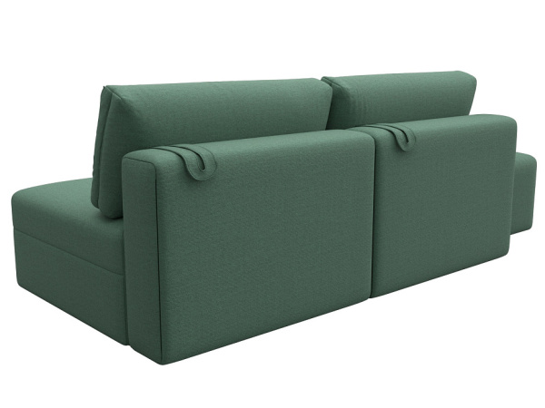 Диван прямой модульный с пуфом Лига-060 НПБ Рогожка