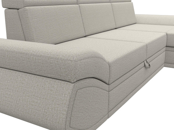 Диван угловой Лига-032 правый угол Рогожка