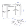 Стол письменный 02 Кымор Hemnes Кантри