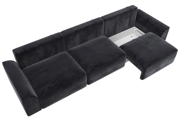 Диван прямой Лига-048 НПБ Лонг Велюр