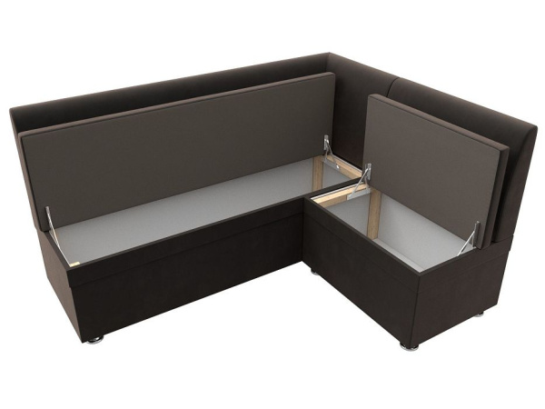 Диван кухонный угловой Уют правый угол Велюр