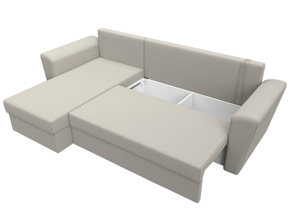 Диван угловой Амстердам Лайт левый угол Рогожка