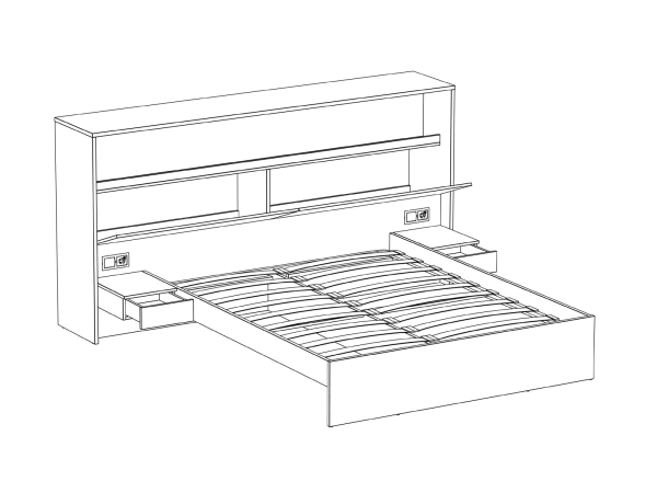 Кроватный блок Intra