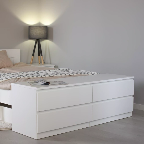 Комод МАЛЬТА низкий с четырьмя ящиками