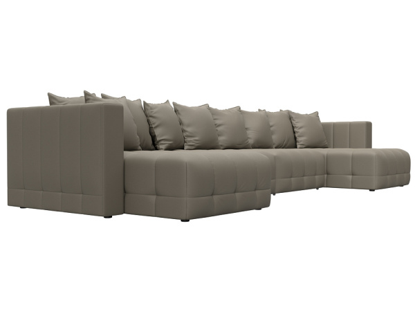 Диван П-образный Лига-052 НПБ Лонг Экокожа