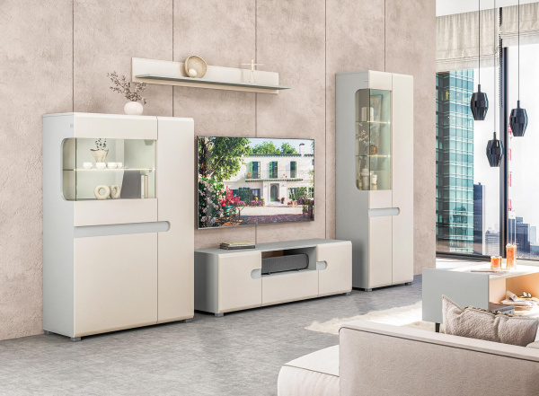 Шкаф с витриной Леонардо МН-026-03