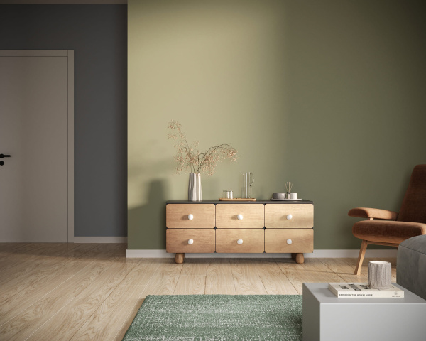 Комод низкий с шестью ящиками Split SP17