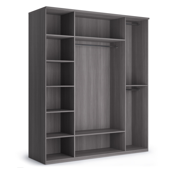 Шкаф 4-х дверный (корпус) Парма Нео (Лиственница Темная)