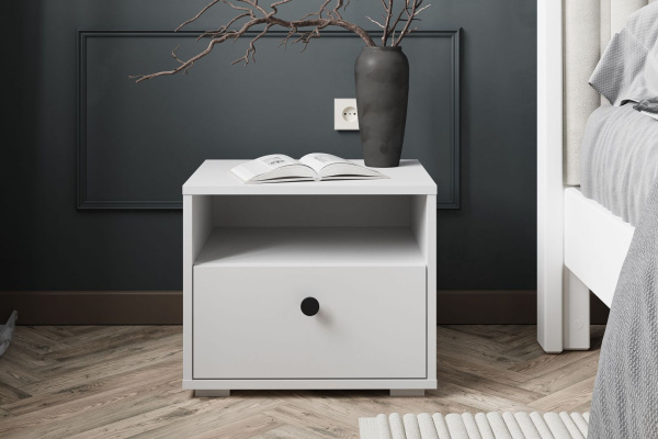Тумба прикроватная  Оскар 1 ящик (без надстройки)
