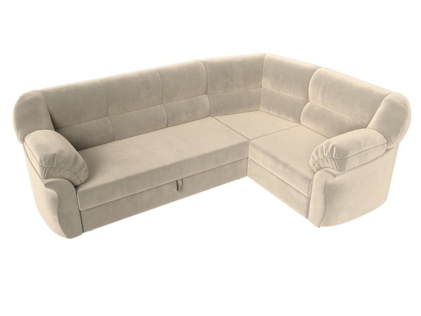 Диван угловой Карнелла правый угол Микровельвет