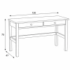 Стол письменный Кантри Hemnes 02 ММЦ (Блек)