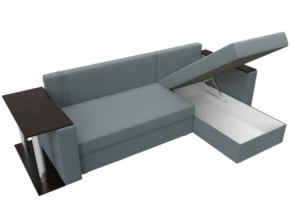 Диван угловой Атланта со столом правый угол Рогожка