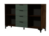 Комод Брента 4 ящика 2 двери