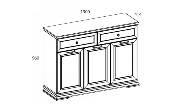 Тумба 3D2S SEVILLA