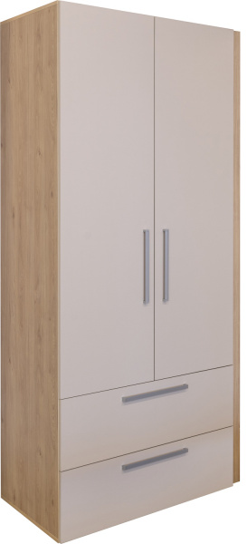 Шкаф комбинированный Марлен П3.594.1.23 (Персидский жемчуг + Гикори Кингстон)