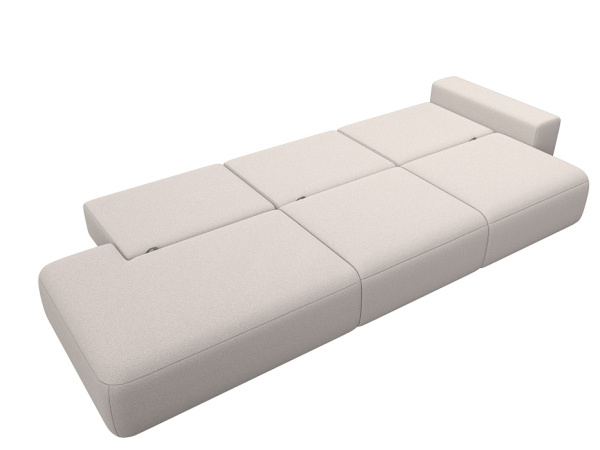 Диван прямой Лига-036 НПБ Модерн Лонг подлокотник справа Замша