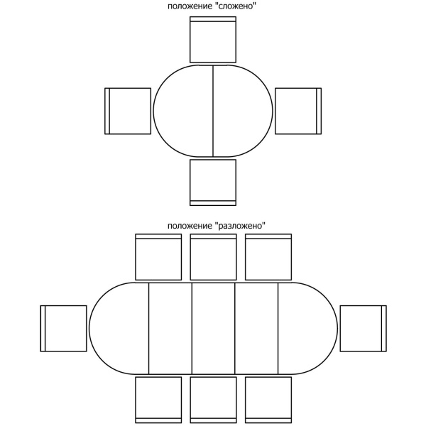 Стол Милана 14 П4.265.0.28(323.02)
