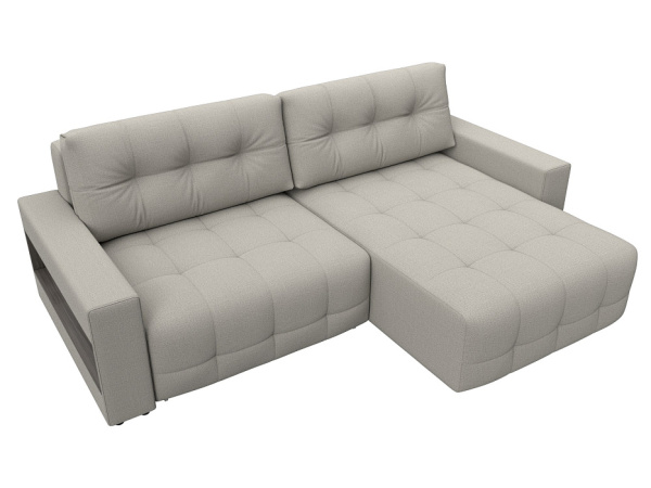 Диван угловой с полками Лига-053 НПБ Рогожка