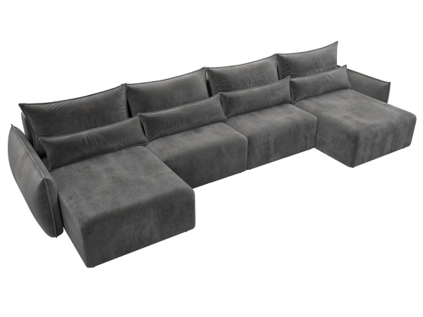 Диван П-образный Лига-051 НПБ Лонг Велюр