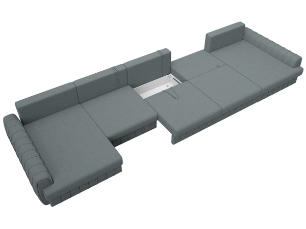 Диван П-образный Лига-057 НПБ МегаЛонг Рогожка