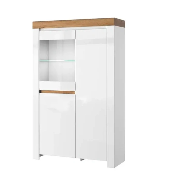 Шкаф с витриной 1V2D TAURUS