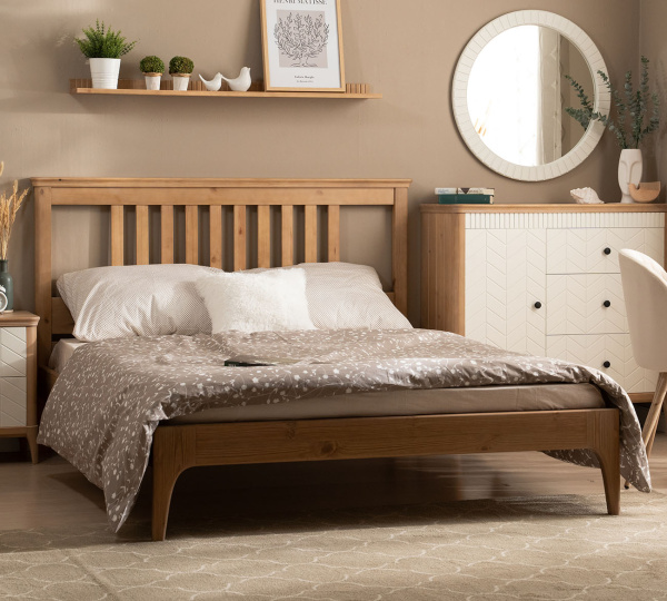 Кровать двуспальная Вида №22 (1400х1900/2000 эмаль)