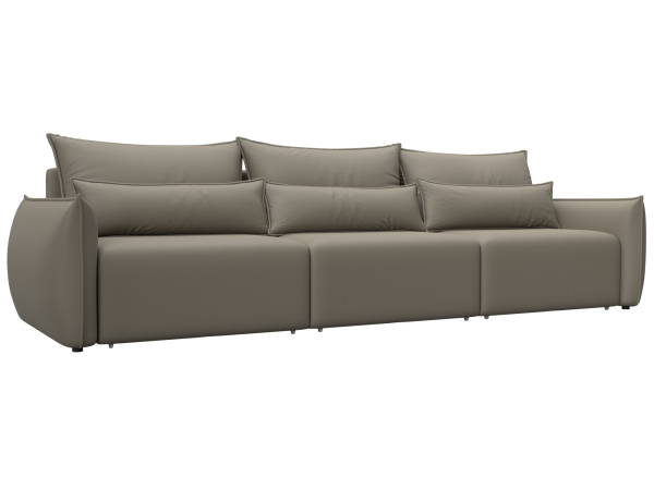 Диван прямой Лига-051 НПБ Лонг Экокожа (GRIFON 04 бежевый)