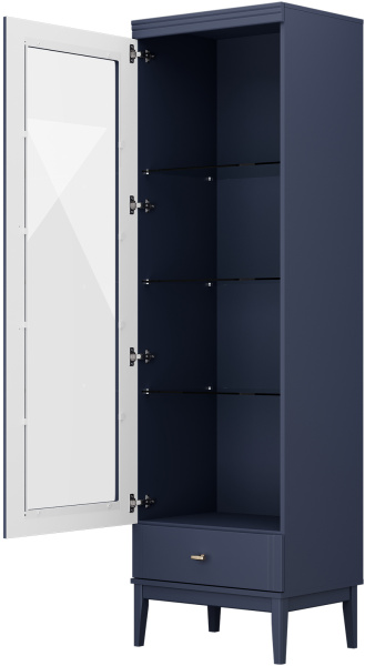 Шкаф с витриной Джали 1 дверь