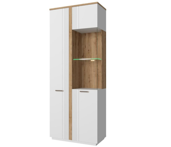 Шкаф с витриной 1V1D L MATEO