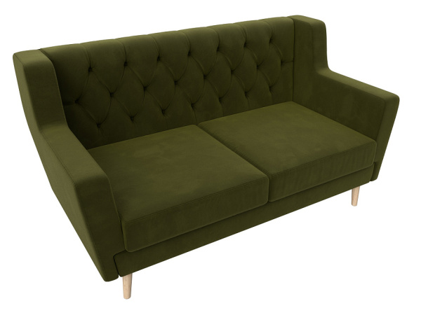 Диван кухонный прямой Брайтон 2 Люкс Микровельвет