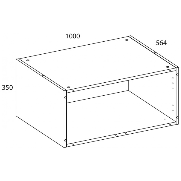 Корпус антресоли TETRA 100/56